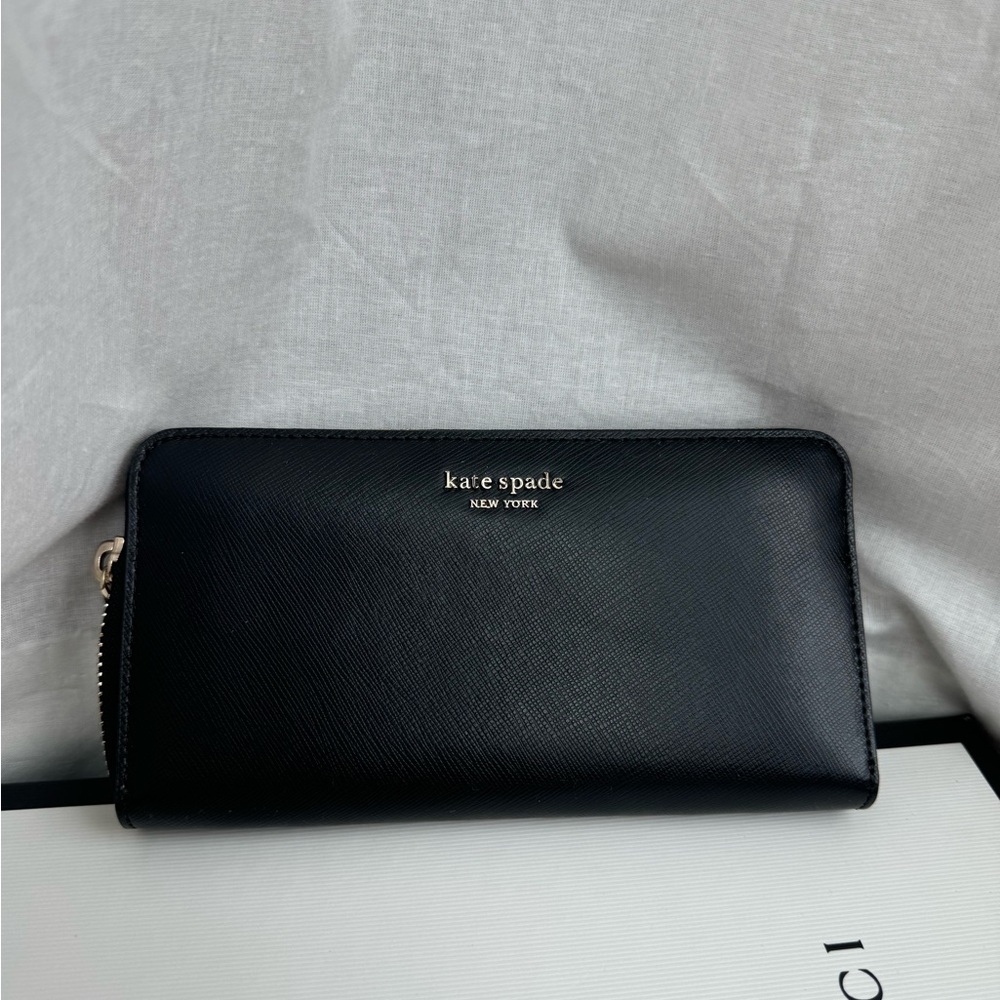 Kate Spade New York Saffiano Leather Zip-Around Wallet